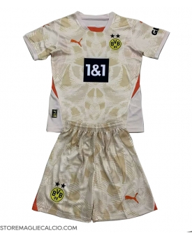 Borussia Dortmund Portiere Maglia Gara Casa Repliche 2024-25 Bambino